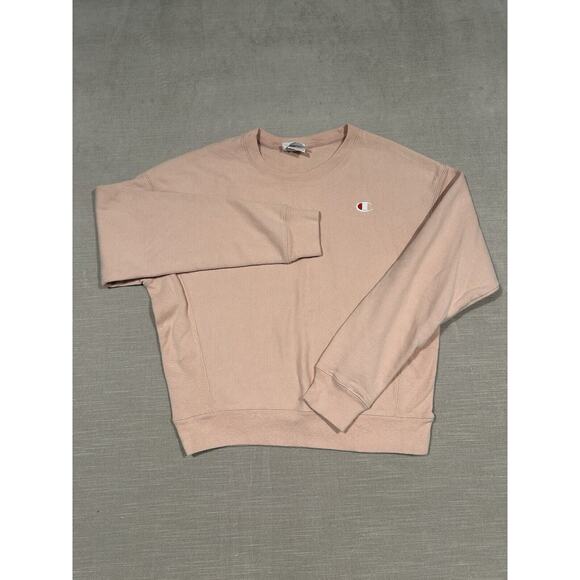 Champion Tops - Vintage Champion Reverse Weave Sweatshirt Womens Medium Pink Rose Y2K Crewneck
